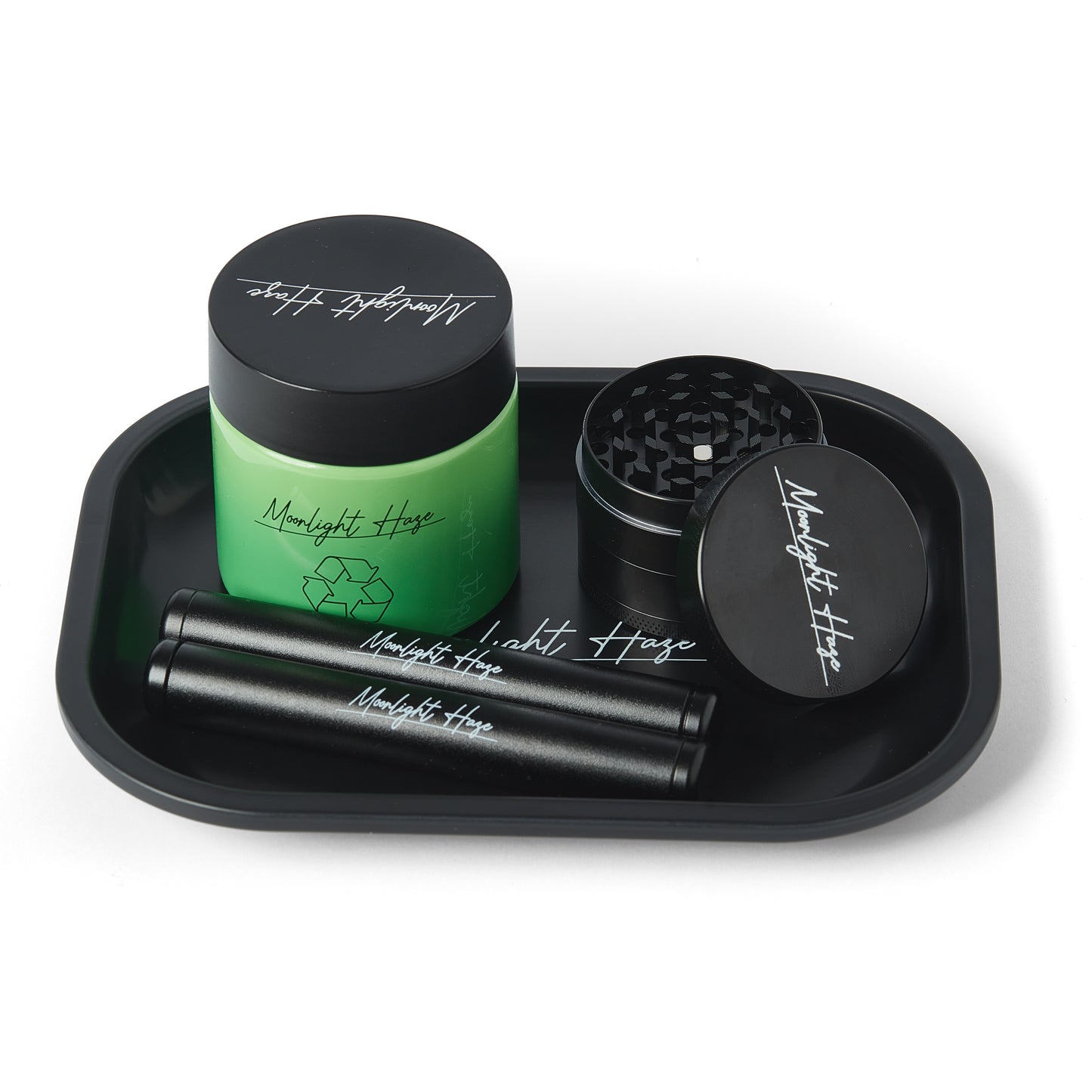 Rolling Tray Black Metal