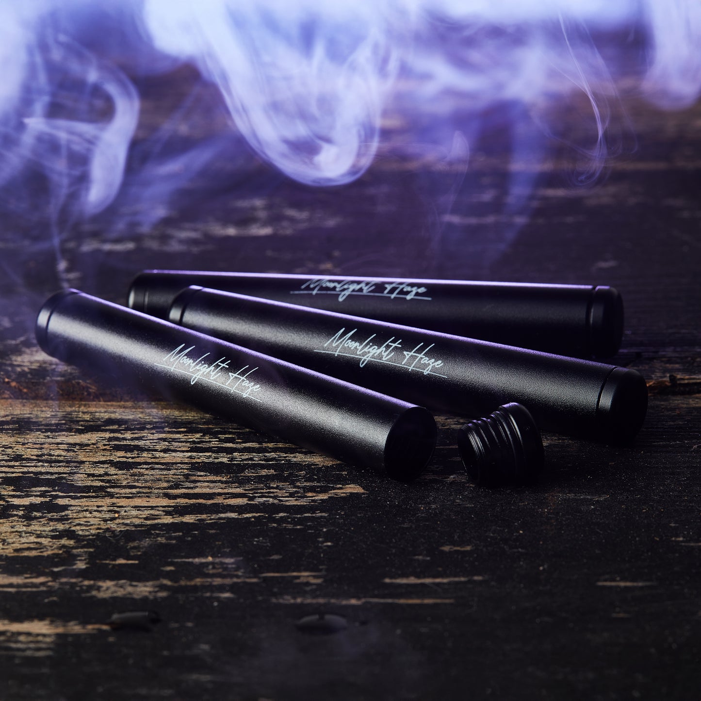 Doob Tubes Black Aluminium 3 pack