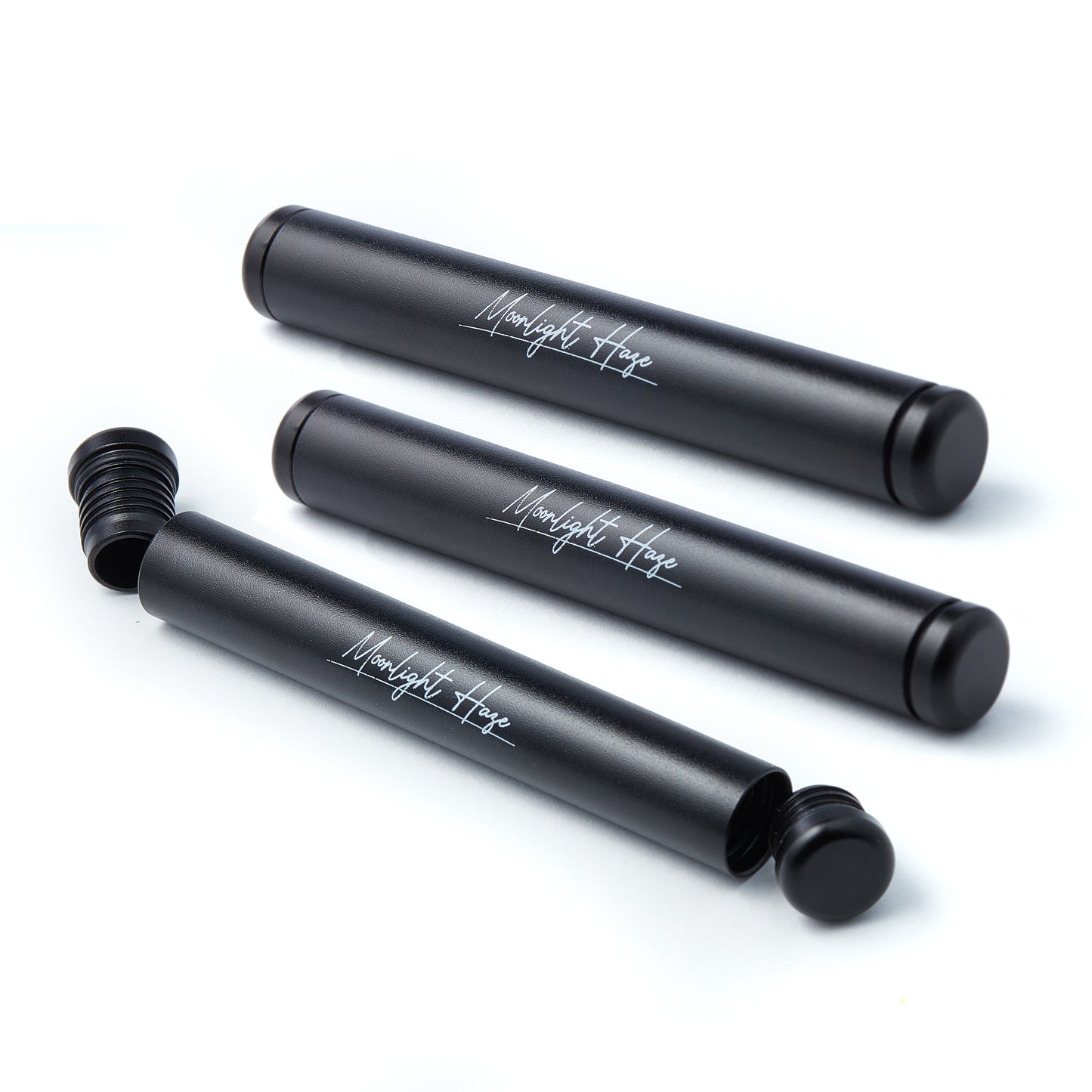 Doob Tubes Black Aluminium 3 pack