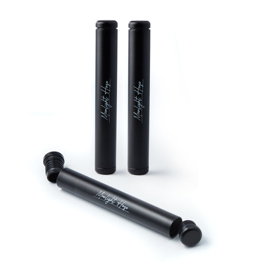 Doob Tubes Black Aluminium 3 pack