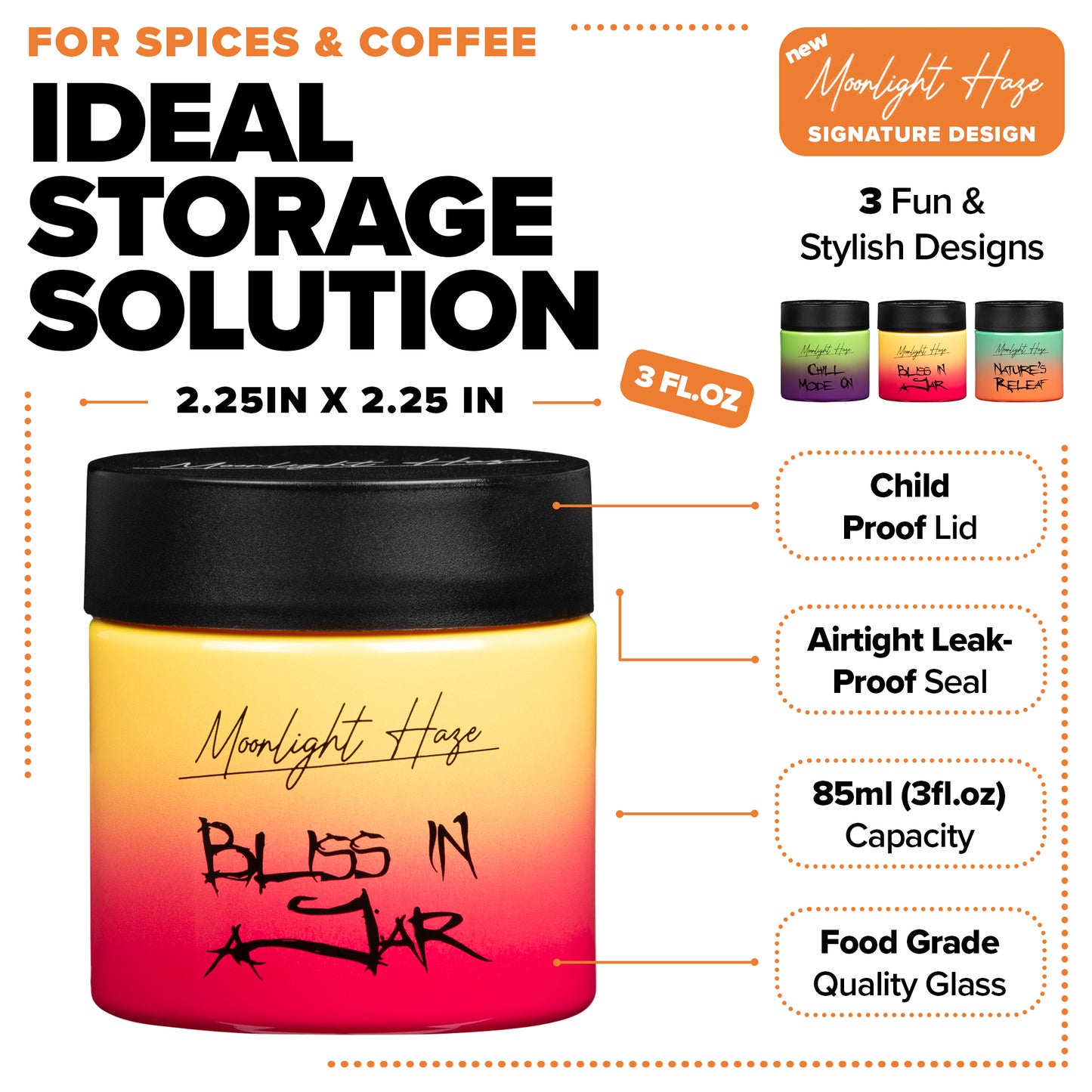 Air Tight Stash Jars Gift Set